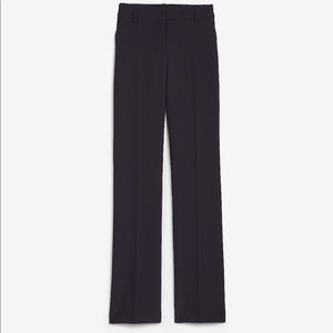 Express Mid Rise Barely Boot Columnist Pant navy